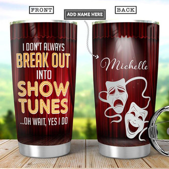 Theatre Personalized Stainless Steel Tumbler 20Oz - Thegiftio UK