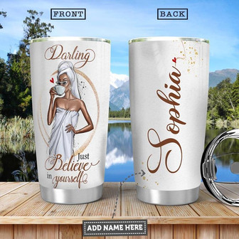 Black Women Personalized Stainless Steel Tumbler 20Oz - Thegiftio UK