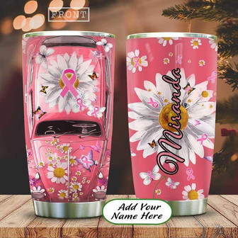 Brc Hippie Bug Personalized Stainless Steel Tumbler 20Oz - Thegiftio UK