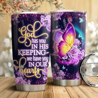 Butterfly Faith Stainless Steel Tumbler 20Oz - Thegiftio UK