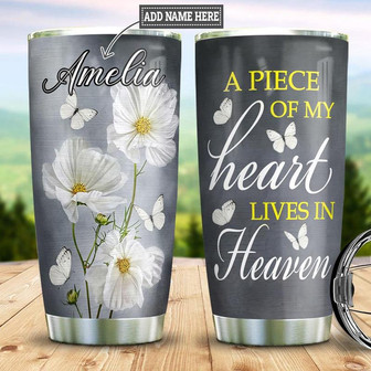 Butterfly Memory Personalized Stainless Steel Tumbler 20Oz - Thegiftio UK