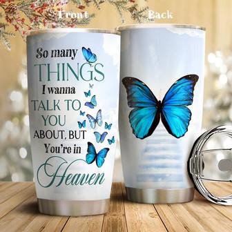 Butterfly Stainless Steel Tumbler 20Oz - Thegiftio UK
