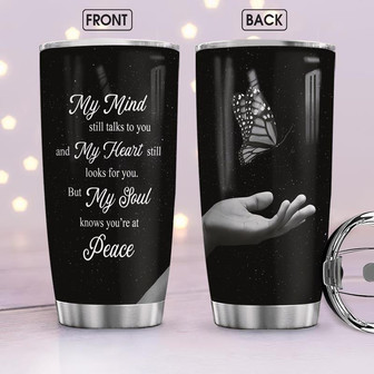 Butterfly Stainless Steel Tumbler 20Oz - Thegiftio UK