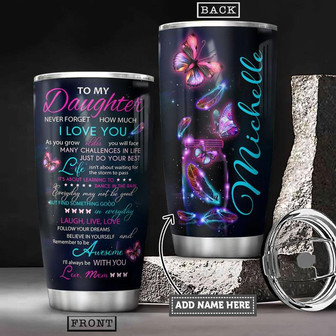 Butterfly Tmd Personalized Stainless Steel Tumbler 20Oz - Thegiftio UK