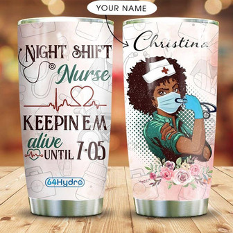 Bw Nurse Personalized Stainless Steel Tumbler 20Oz - Thegiftio UK