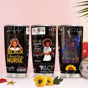 Bw Nurse Stainless Steel Tumbler 20Oz - Thegiftio UK