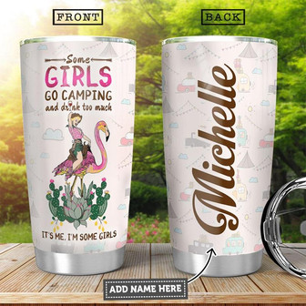 Camping Girl Stainless Steel Tumbler 20Oz - Thegiftio