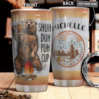 Camping Personalized Stainless Steel Tumbler 20Oz - Thegiftio