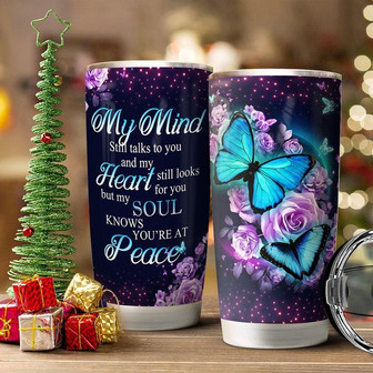 Faith Butterfly Stainless Steel Tumbler 20Oz - Thegiftio UK