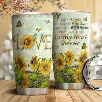 Faith Butterfly Stainless Steel Tumbler 20Oz - Thegiftio UK