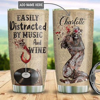 God Says Black Women Personalized Stainless Steel Tumbler 20Oz - Thegiftio