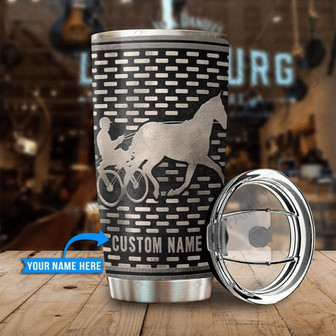 HARNESS RACING PERSONALIZED STAINLESS STEEL TUMBLER 20Oz - Thegiftio UK