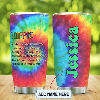 Hippie Definition Personalized Stainless Steel Tumbler 20Oz - Thegiftio UK