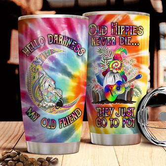 Hippie Gardening Stainless Steel Tumbler 20Oz - Thegiftio UK
