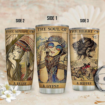 Hippie Stainless Steel Tumbler 20Oz - Thegiftio UK