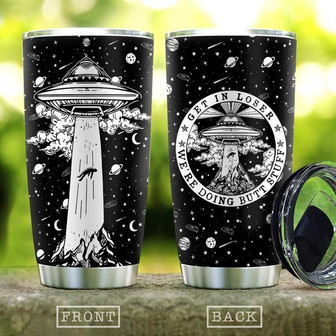 Get In Loser Camping Galaxy Stainless Steel Tumbler 20Oz - Thegiftio UK