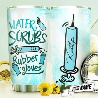 Nurse Drink Water Personalized Stainless Steel Tumbler 20Oz - Thegiftio UK