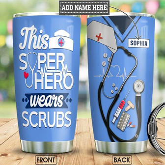 Nurse Hero Personalized Stainless Steel Tumbler 20Oz - Thegiftio UK