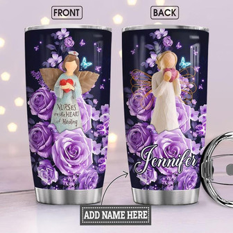 Nurse Personalized Stainless Steel Tumbler 20Oz - Thegiftio UK