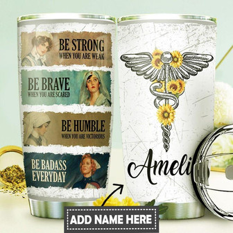 Nurse Personalized Stainless Steel Tumbler 20Oz - Thegiftio UK