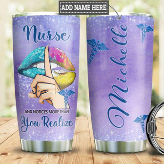 Nurse Personalized Stainless Steel Tumbler 20Oz - Thegiftio UK