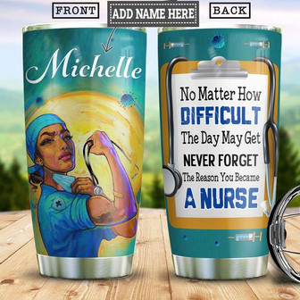 Nurse Personalized Stainless Steel Tumbler 20Oz - Thegiftio UK
