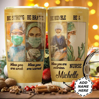 Nurse Personalized Stainless Steel Tumbler 20Oz - Thegiftio UK