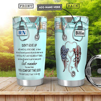 Nurse Personalized Stainless Steel Tumbler 20Oz - Thegiftio UK