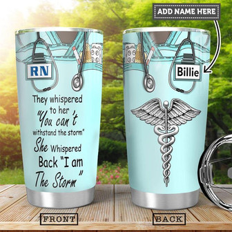 Nurse Personalized Stainless Steel Tumbler 20Oz - Thegiftio UK