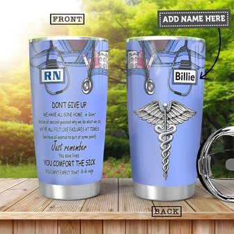 Nurse Personalized Stainless Steel Tumbler 20Oz - Thegiftio UK