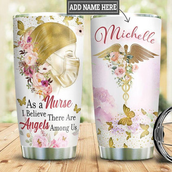 Nurse Personalized Stainless Steel Tumbler 20Oz - Thegiftio UK