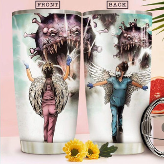 Nurse Stainless Steel Tumbler 20Oz - Thegiftio UK