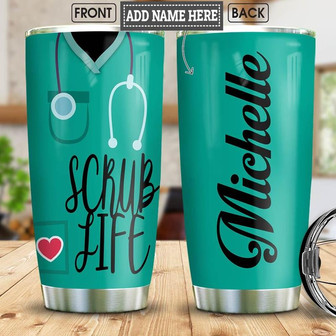 Nurse Uniform Personalized Stainless Steel Tumbler 20Oz - Thegiftio UK