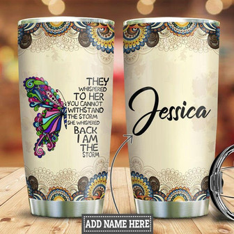 Personalized Butterfly Storm Stainless Steel Tumbler 20Oz - Thegiftio