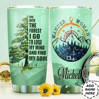 Personalized Camping Stainless Steel Tumbler 20Oz - Thegiftio