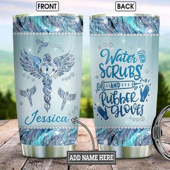 Personalized Nurse Water Jewelry Style Stainless Steel Tumbler 20Oz - Thegiftio UK