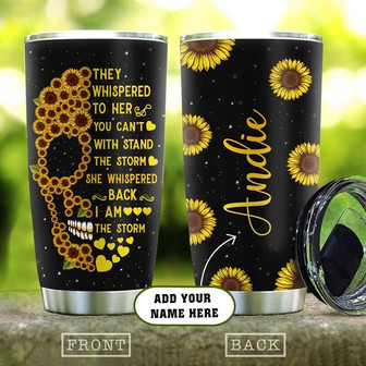 Skull Whisper Personalized Stainless Steel Tumbler 20Oz - Thegiftio UK