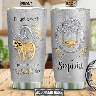 Sloth Jewelry Personalized Stainless Steel Tumbler 20Oz - Thegiftio UK
