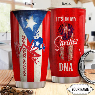 Soy Boricua Personalized Stainless Steel Tumbler 20Oz - Thegiftio UK