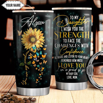 You Are My Sunshine Personalized Stainless Steel Tumbler 20Oz - Thegiftio UK