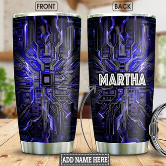 Technology Personalized Stainless Steel Tumbler 20Oz - Thegiftio UK
