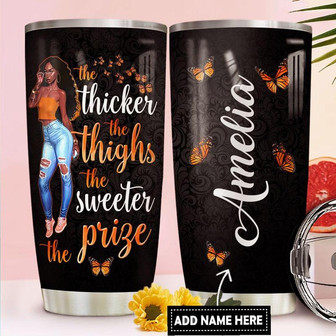 Thick Girl Personalized Stainless Steel Tumbler 20Oz - Thegiftio UK