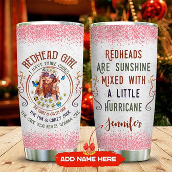 Three Sides Of A Readhead Personalized Stainless Steel Tumbler 20Oz - Thegiftio UK