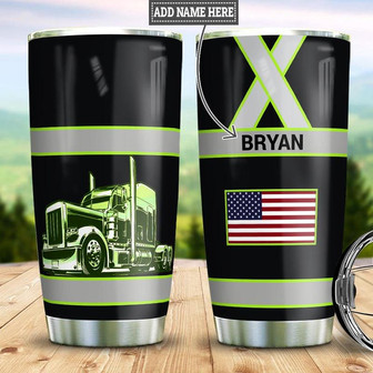Truck Operator Personalized Stainless Steel Tumbler 20Oz - Thegiftio UK