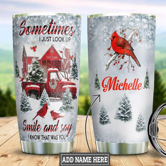 Truck Personalized Stainless Steel Tumbler 20Oz - Thegiftio UK