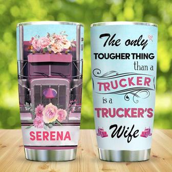 Truck Wife Personalized Stainless Steel Tumbler 20Oz - Thegiftio UK