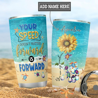 Turtle Personalized Stainless Steel Tumbler 20Oz - Thegiftio UK