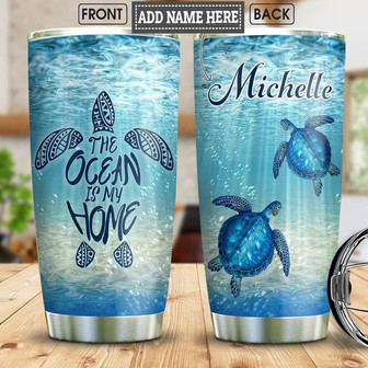 Turtle Personalized Stainless Steel Tumbler 20Oz - Thegiftio UK