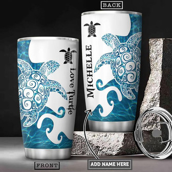 Turtles Personalized Stainless Steel Tumbler 20Oz - Thegiftio UK