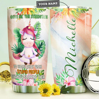 Unicorn Personalized Stainless Steel Tumbler 20Oz - Thegiftio UK